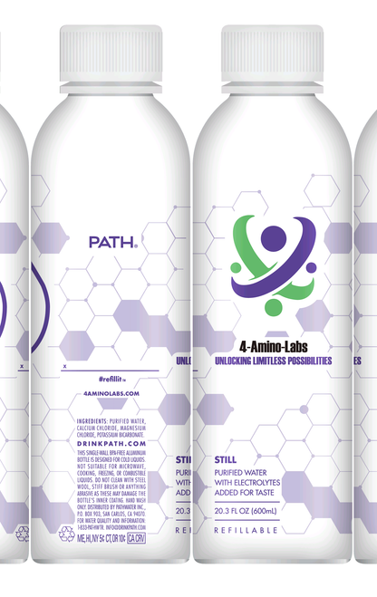 Limited Edition- PATH & 4-Amino-Labs Still Bottled Water