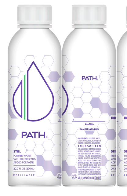 Limited Edition- PATH & 4-Amino-Labs Still Bottled Water