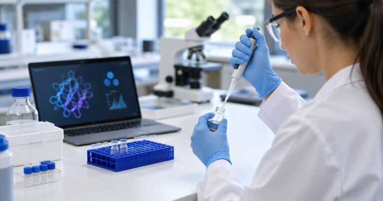 Peptide reconstitution workflow: from lyophilized material to solution