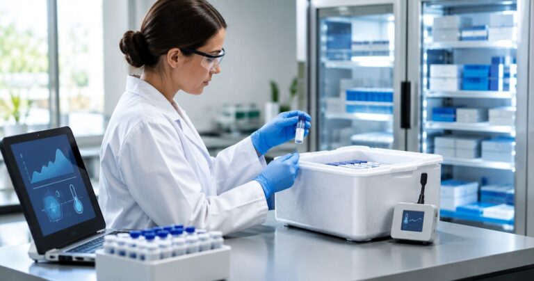 Peptide cold-chain storage: temperature control and documentation